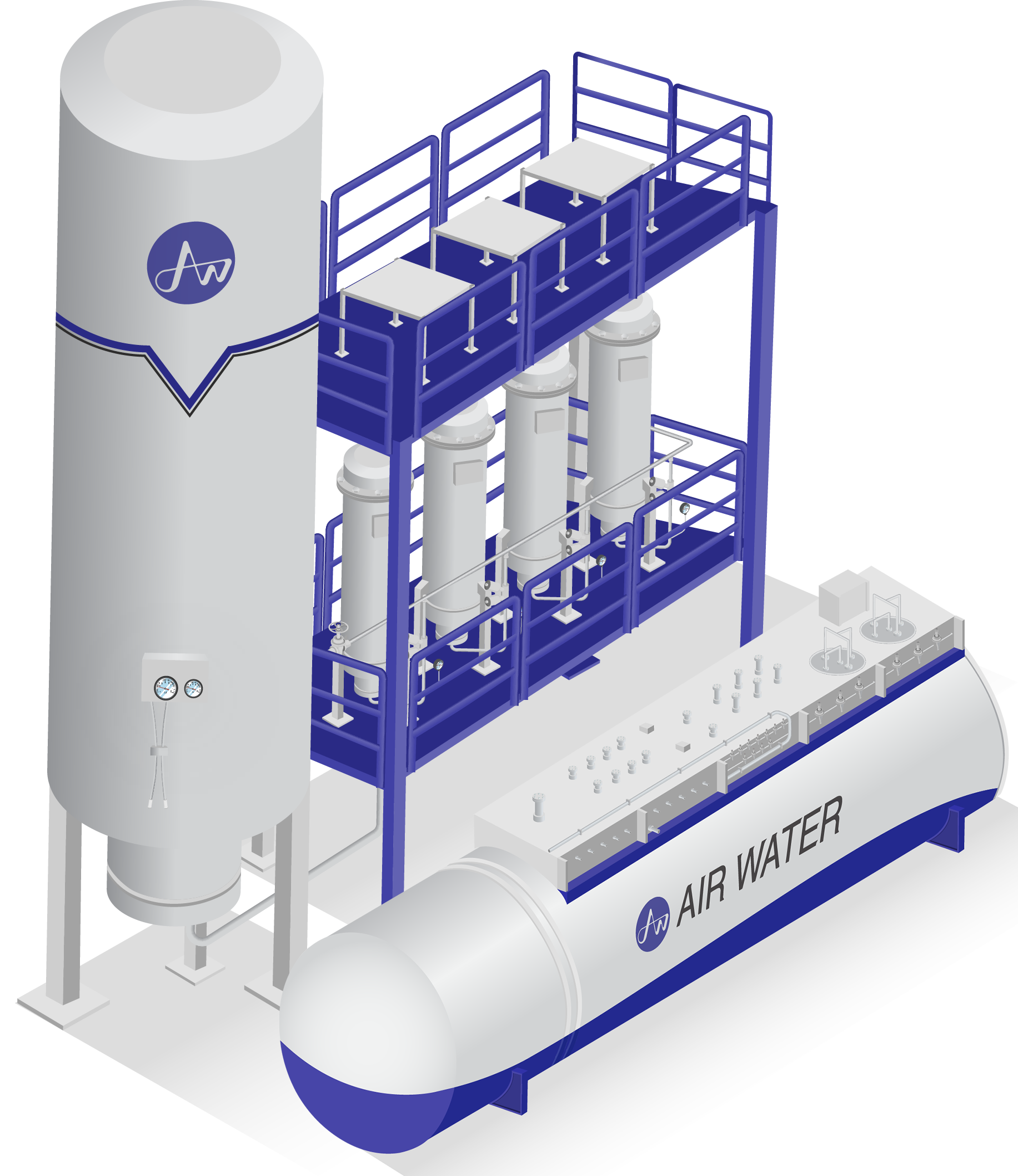 H2 Generator w liquifier